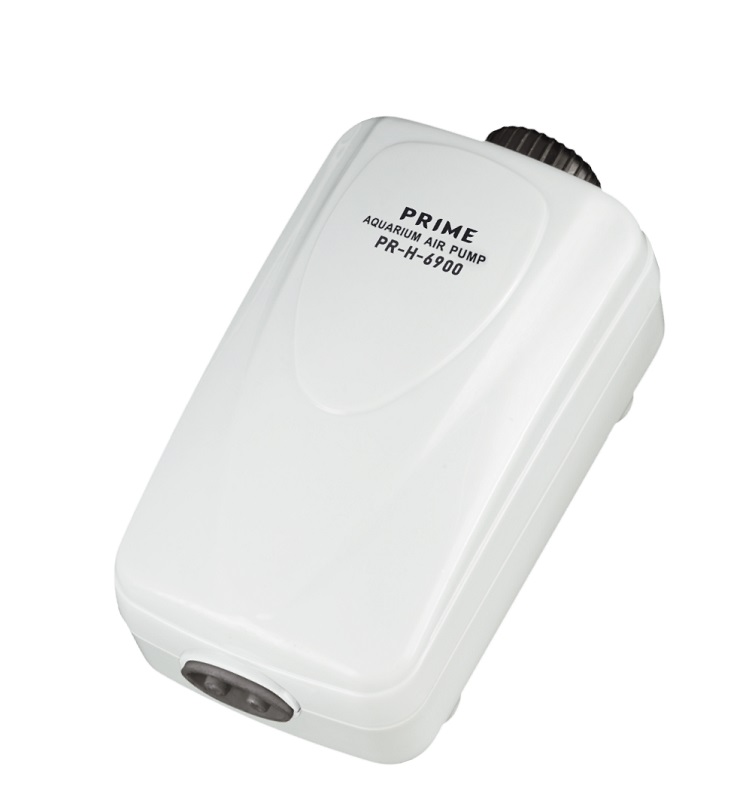 Компрессор PRIME двухканальный регулируемый 25Вт 22лмин глубина аквариума до 80см бесшумный 1351₽