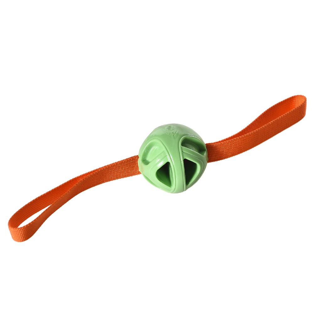 Игрушка для собак Foxie Smart Мячик тяни-толкай 34х7х7см разноцветный цена и фото