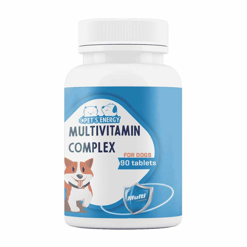 Витамины для собак PETS ENERGY Мультивитаминный комплекс 90таб. витамины для собак pets energy здоровые суставы для средних и крупных пород 90таб