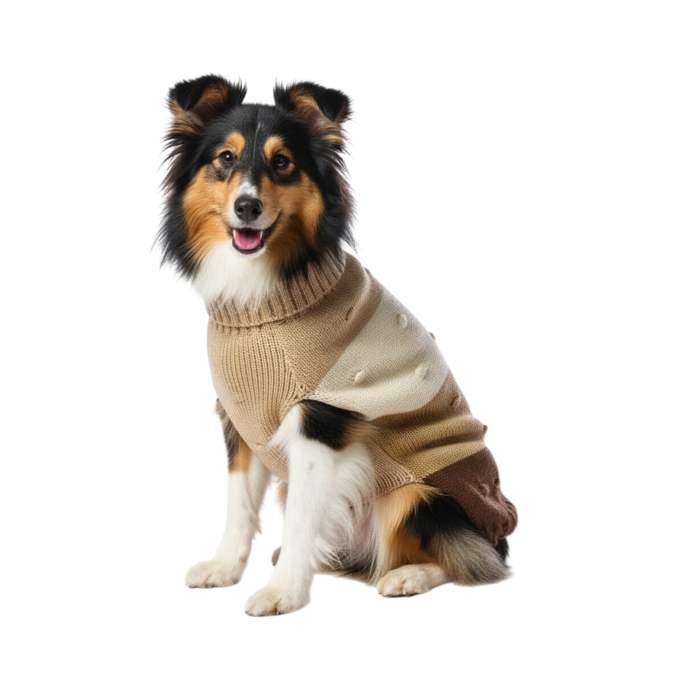 Свитер для собак Foxie Brown gradient разноцветный р. L (длина спины 40см, обхват груди 48-52см)