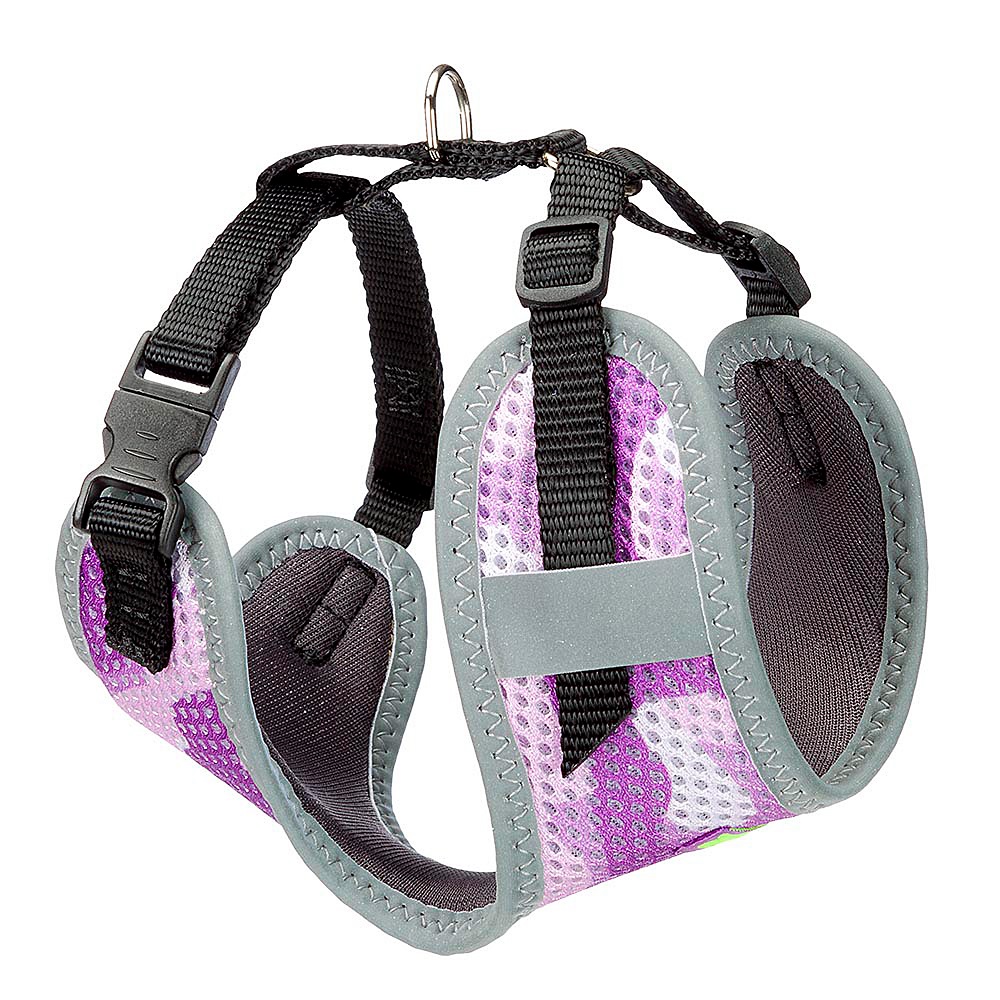 Шлейка для собак FERPLAST Nikita Fashion XS из дышащего нейлона фиолет A 19-26см B 28-40см 10мм 1771₽