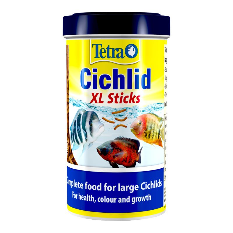 цена Корм для рыб TETRA Cichlid XL Sticks для всех видов цихлид, палочки 1000мл