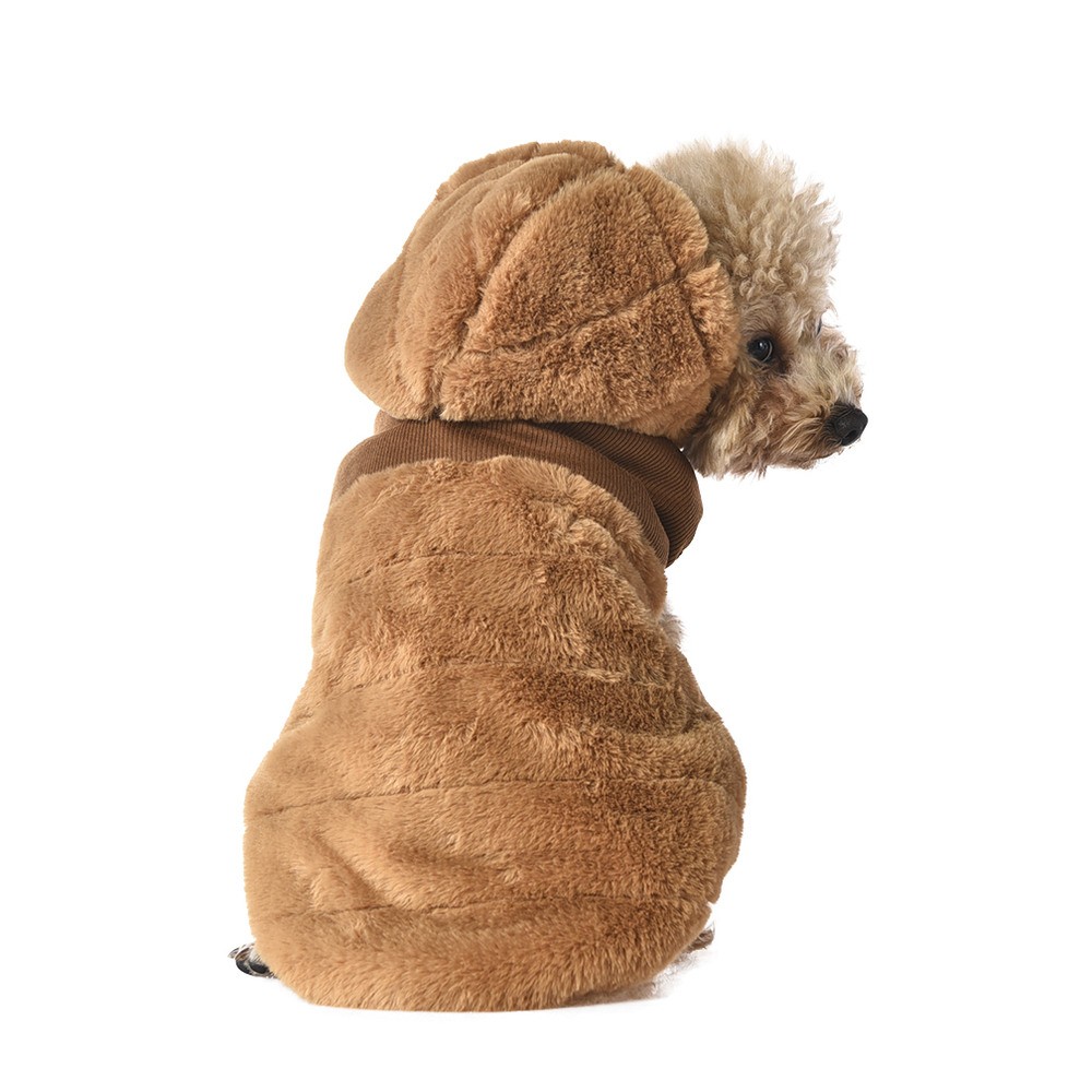 Толстовка для собак Foxie Modern classic S (длина спины 30см, обхват груди 32-36см) коричневая