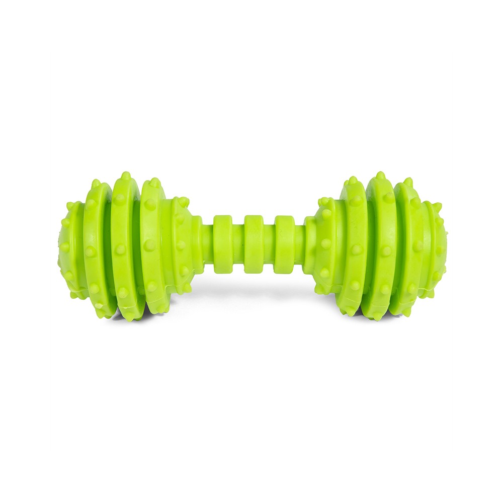 Игрушка для собак TRIOL Гантель с двумя колокольчиками, резина 120мм игрушка для собак triol мягкая черепашка 120мм