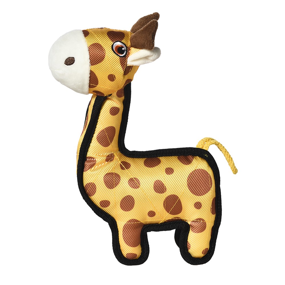 цена Игрушка для собак Foxie Giraffe с пищалкой 26x15x5см