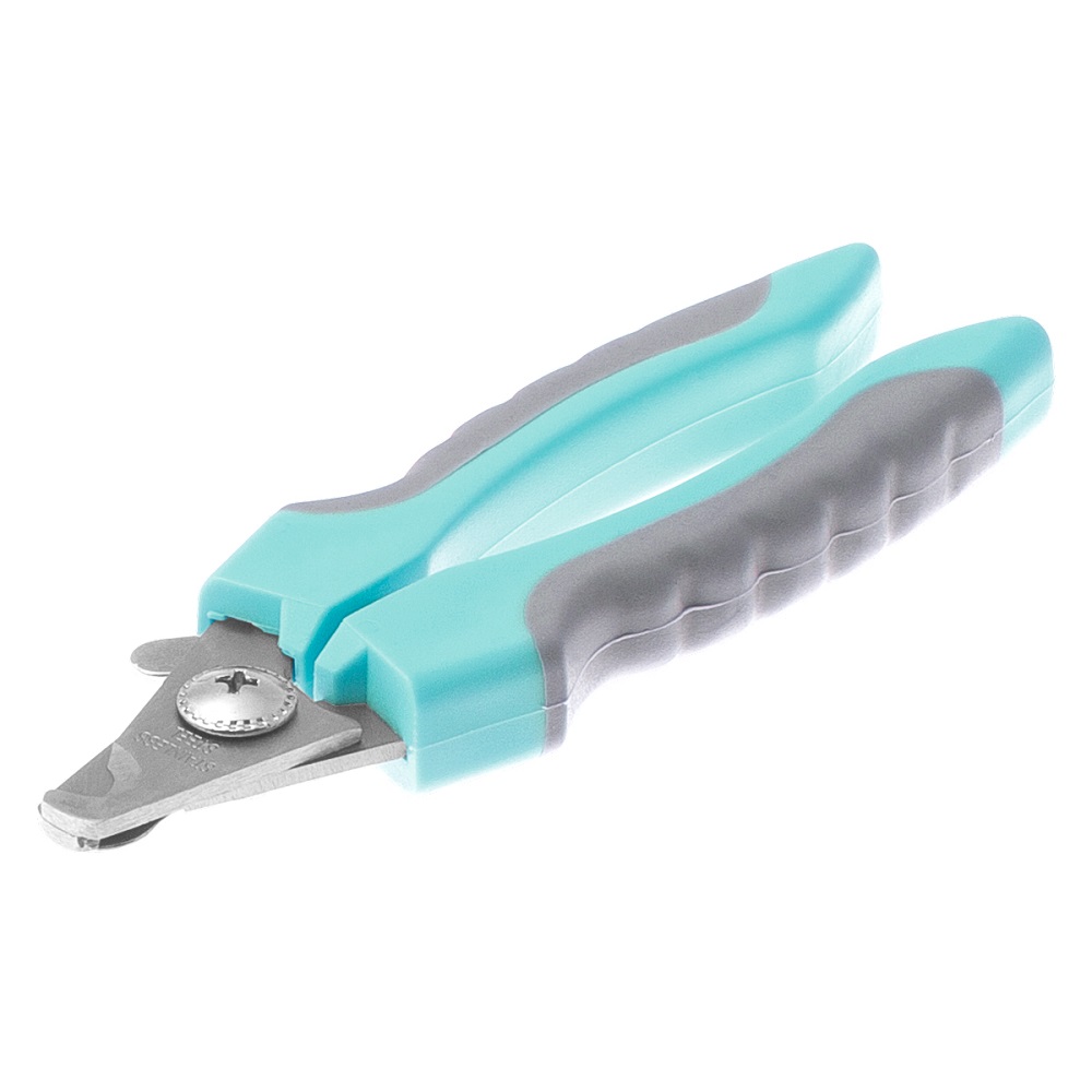 Когтерез-секатор для животных DeLIGHT Aqua средний со стопором 1329₽