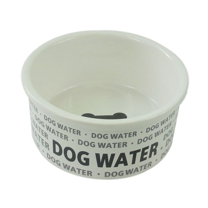 цена Миска для животных Foxie Dog water белая керамическая 12,5х4,5 см 260мл