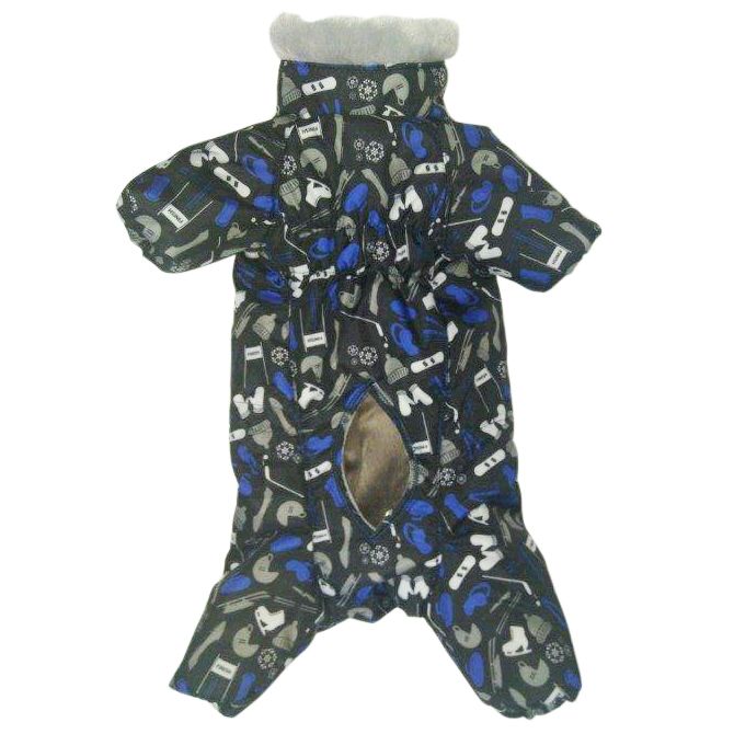 Комбинезон для собак YORIKI Хоккеист мальчик размер М 25см