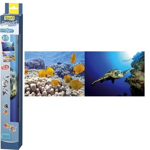Фон TETRA DecoArt двухсторонний Черепаха/Риф 45х60 см шт.