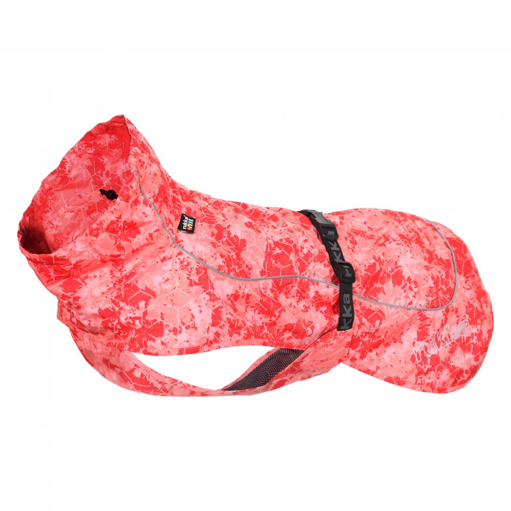 Дождевик для собак RUKKA Drizzle размер 25см S красный дождевик для собак rukka drizzle коралловый размер 30 m