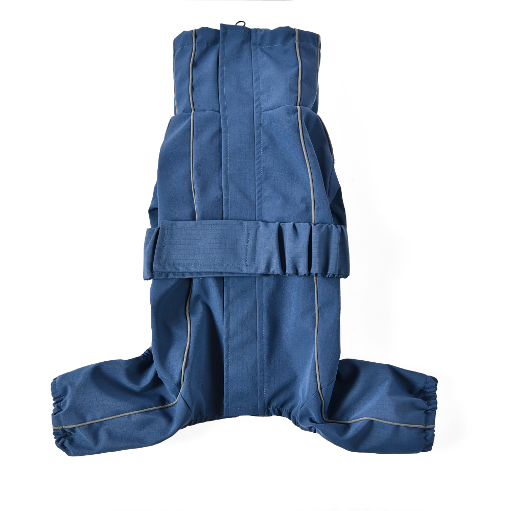 Дождевик-комбинезон для собак Foxie Barking Blue XS (длина спины 25см) синий