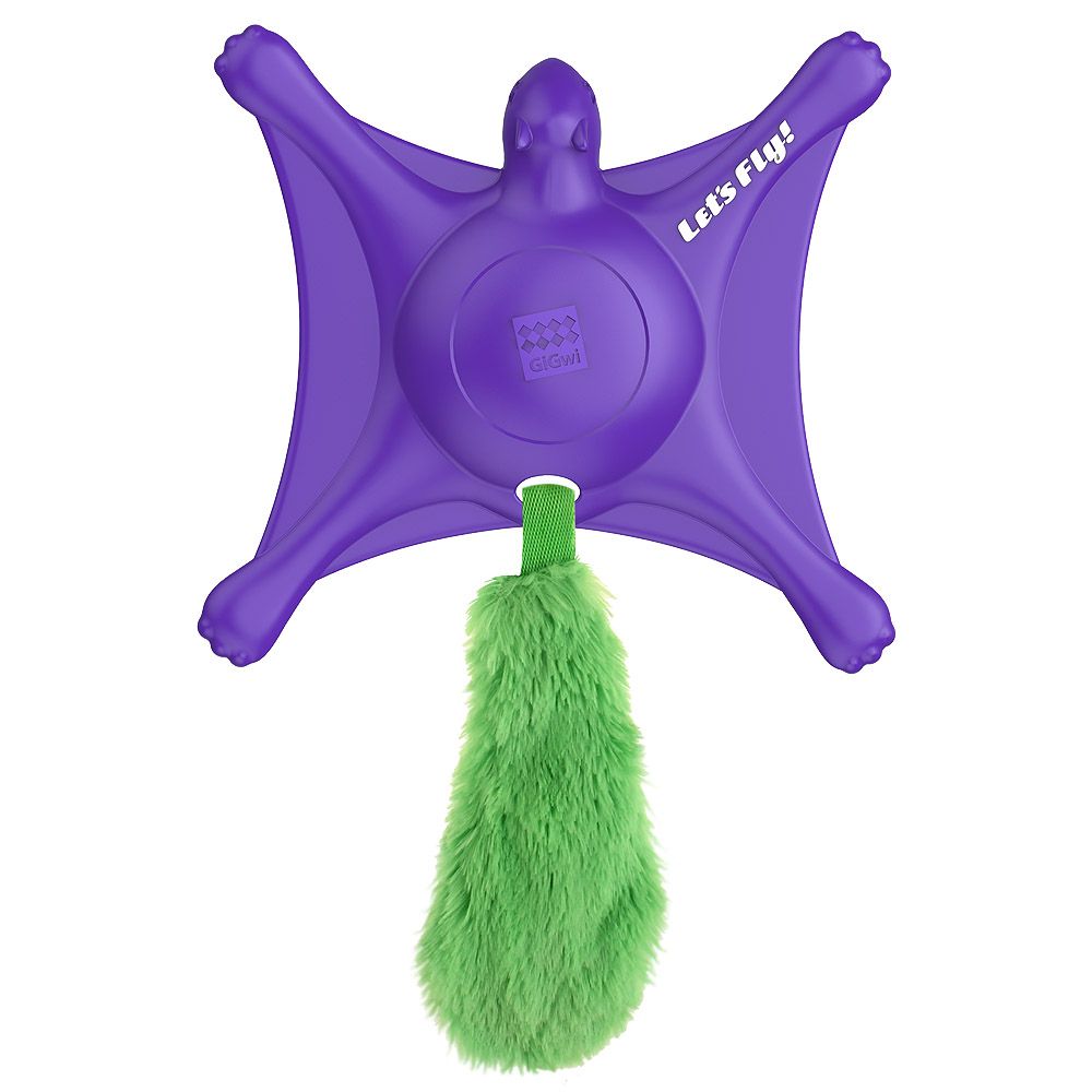 Игрушка для собак GIGWI Let's Fly! Белка-летяга с пищалкой 27см