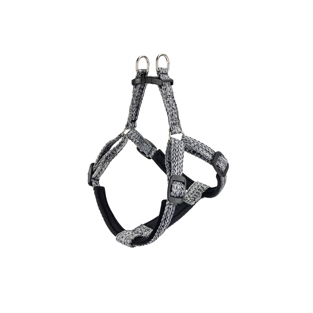 Шлейка для собак FERPLAST Greener Soft P S эконейлон, с мягкой подкладкой, серая