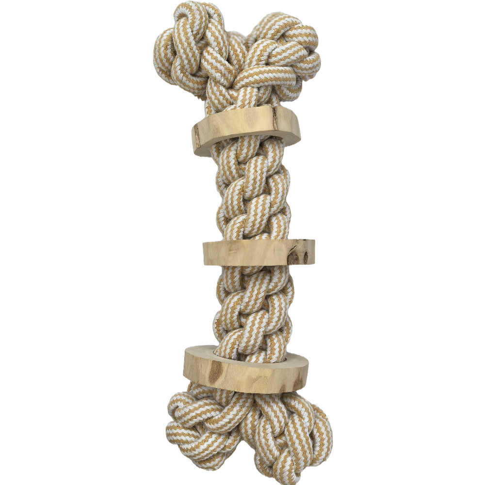 Игрушка для собак Foxie White Bone с кофейным деревом 30x10см