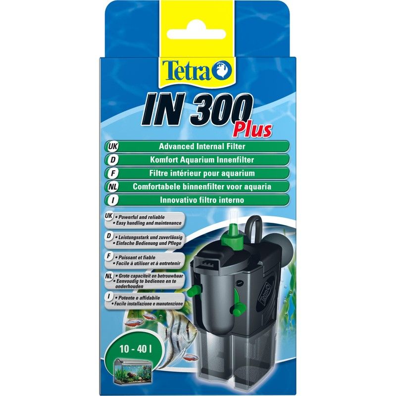 Фильтр TETRA внутренний ТЕК IN 300 10-40л присоски tetra для внутренних фильтров easycrystal filterbox 300 in plus 800 1000 и терморегуляторов ht 25 300