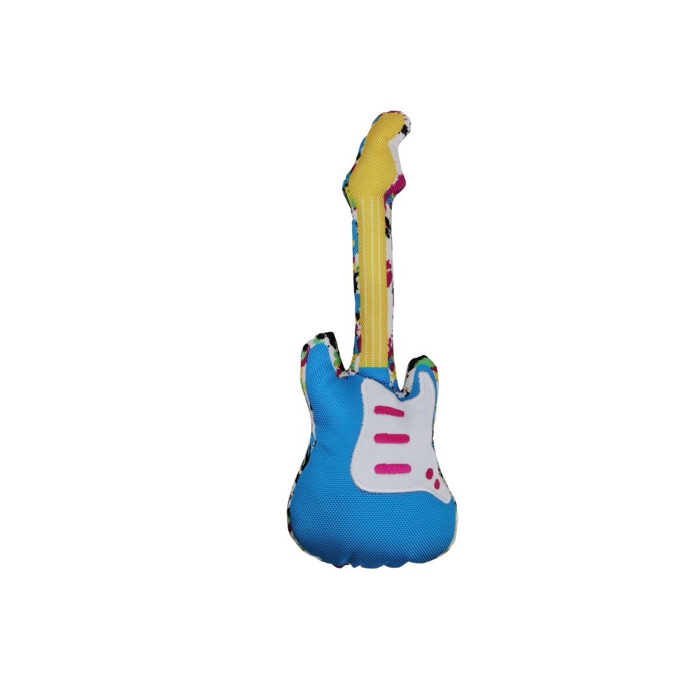 Игрушка для собак CHOMPER Guitar Гитара плюш с пищалкой 31 см игрушка для собак chomper galaxy пингвин гантеля плюш с пищалкой 27 см
