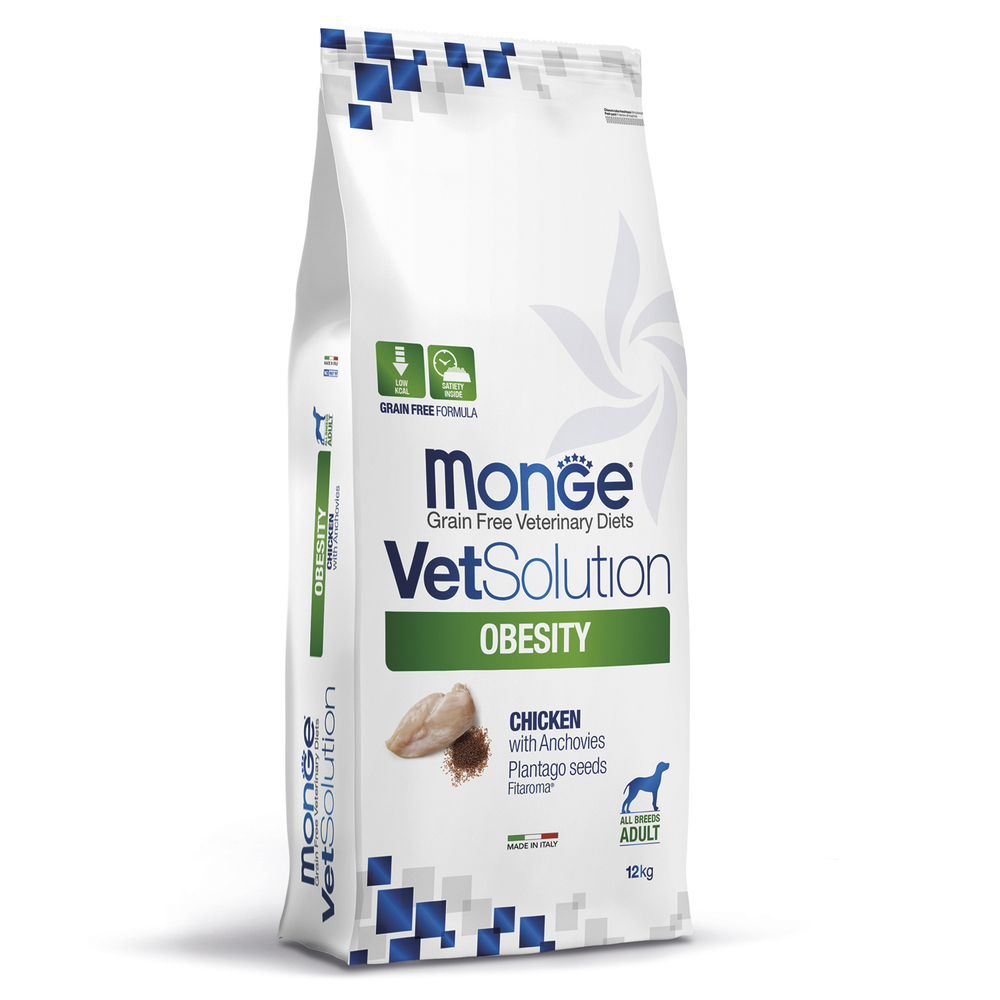 Корм для собак Monge VetSolution Obesity при ожирении сух. 12кг
