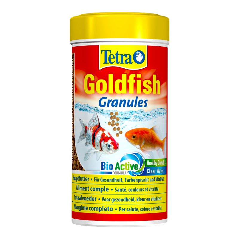 Корм для рыб TETRA Goldfisch granules в гранулах для золотых рыб 250мл корм tetra betta granules для рыб в гранулах 5 г саше
