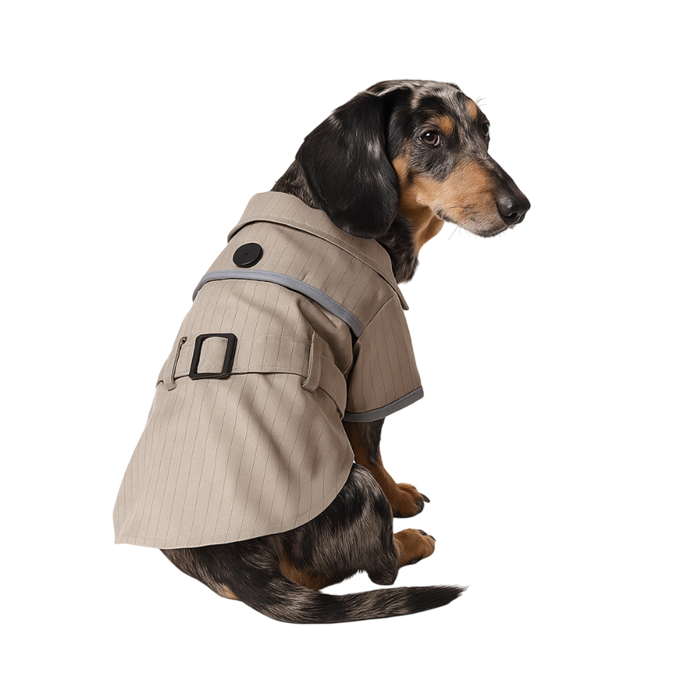 Куртка для собак Foxie Grace бежевая р L длина спины 40см обхват груди 40-44см 656₽