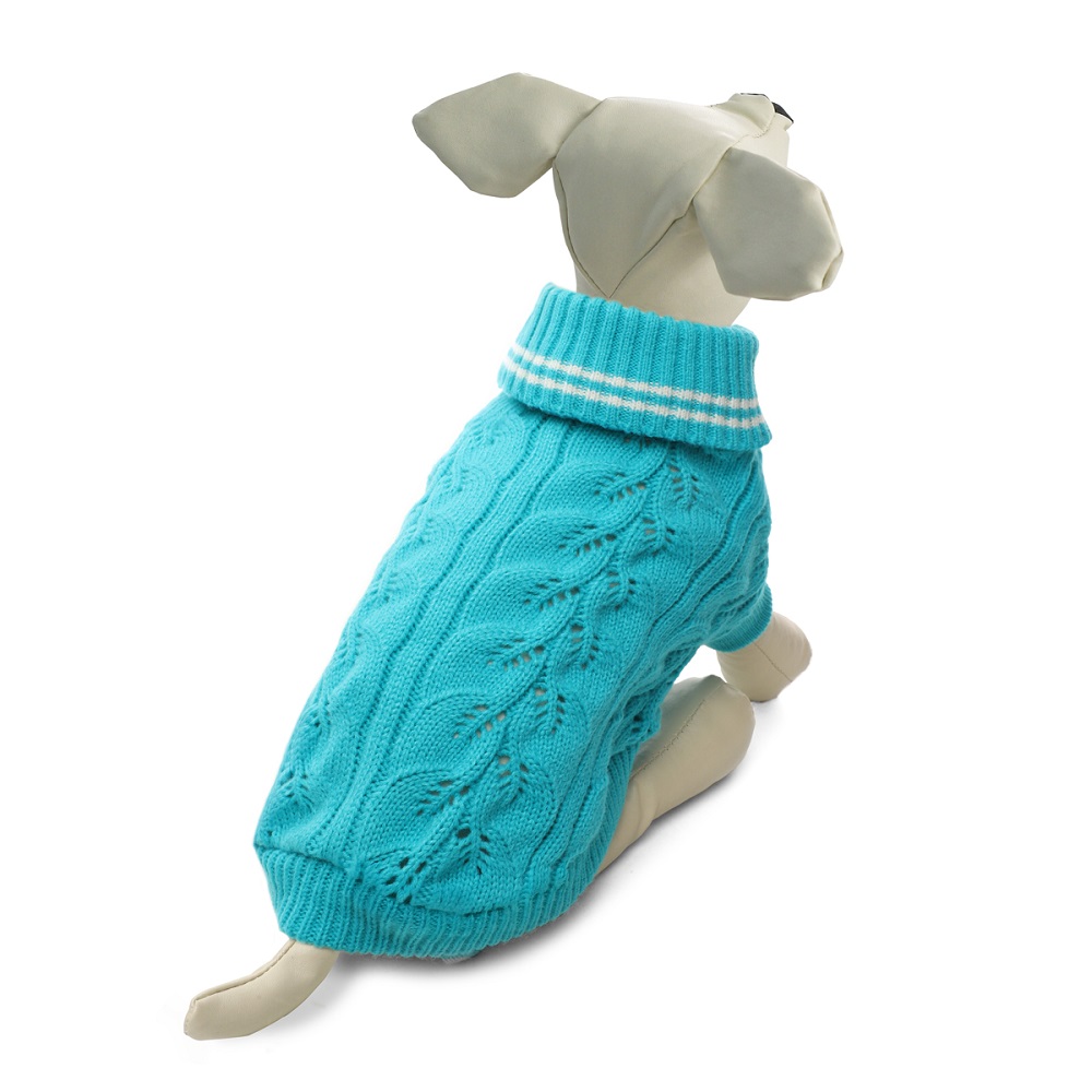 Свитер для собак TRIOL Аквамарин S бирюзовый дл по спине 25см 729₽