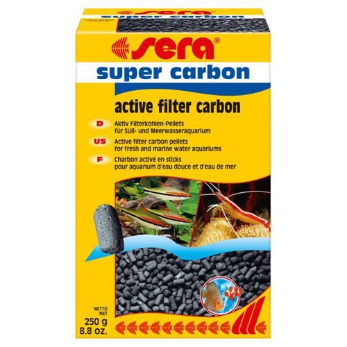 Фильтрующий материал SERA SUPER CARBON активированный уголь 250г