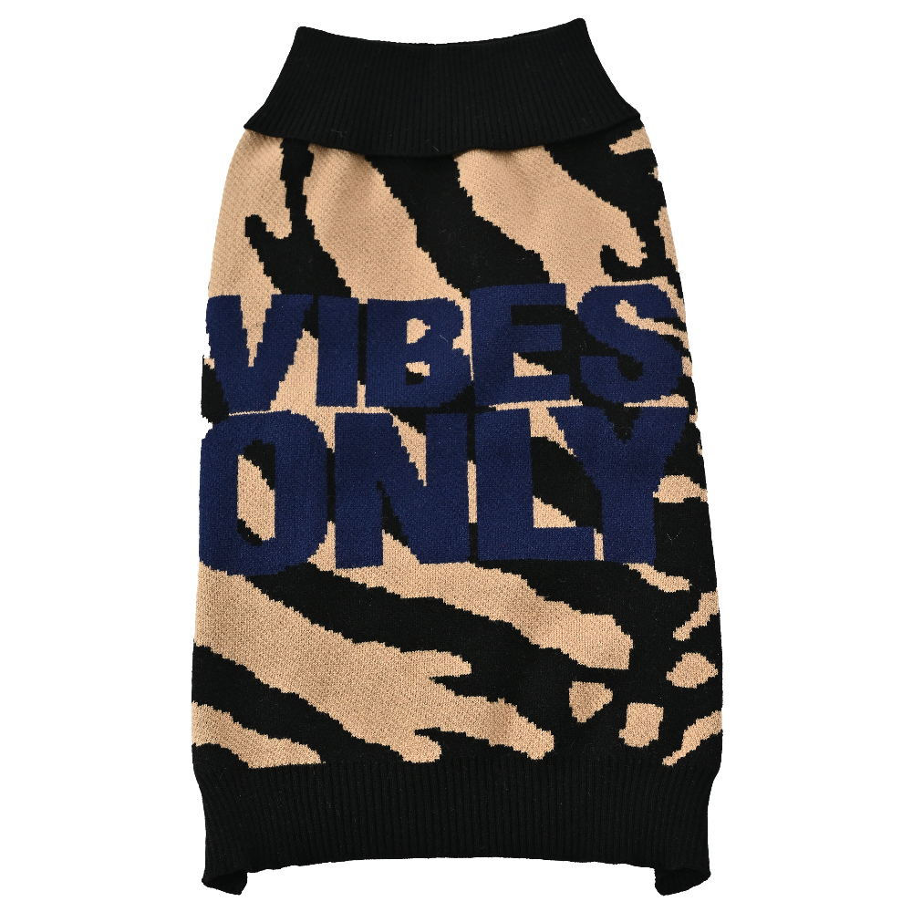 Свитер для собак Foxie Vibes Only L (длина спины 40см) анималистичный