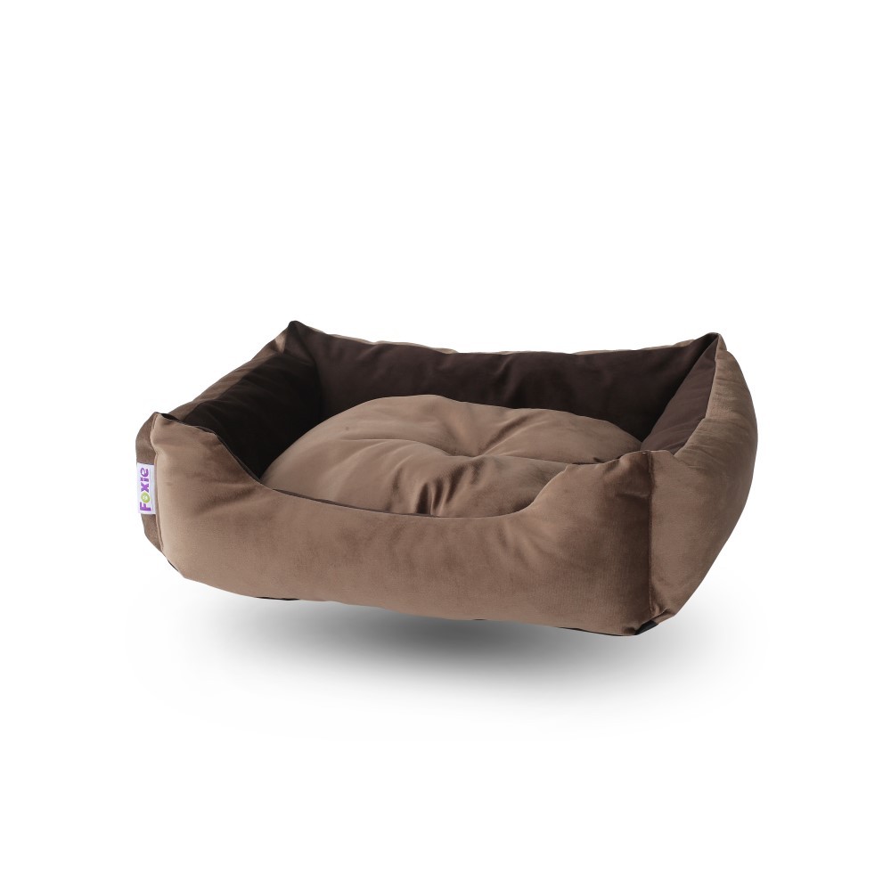 Лежак для животных Foxie Comfort Classic 70x60см коричневый