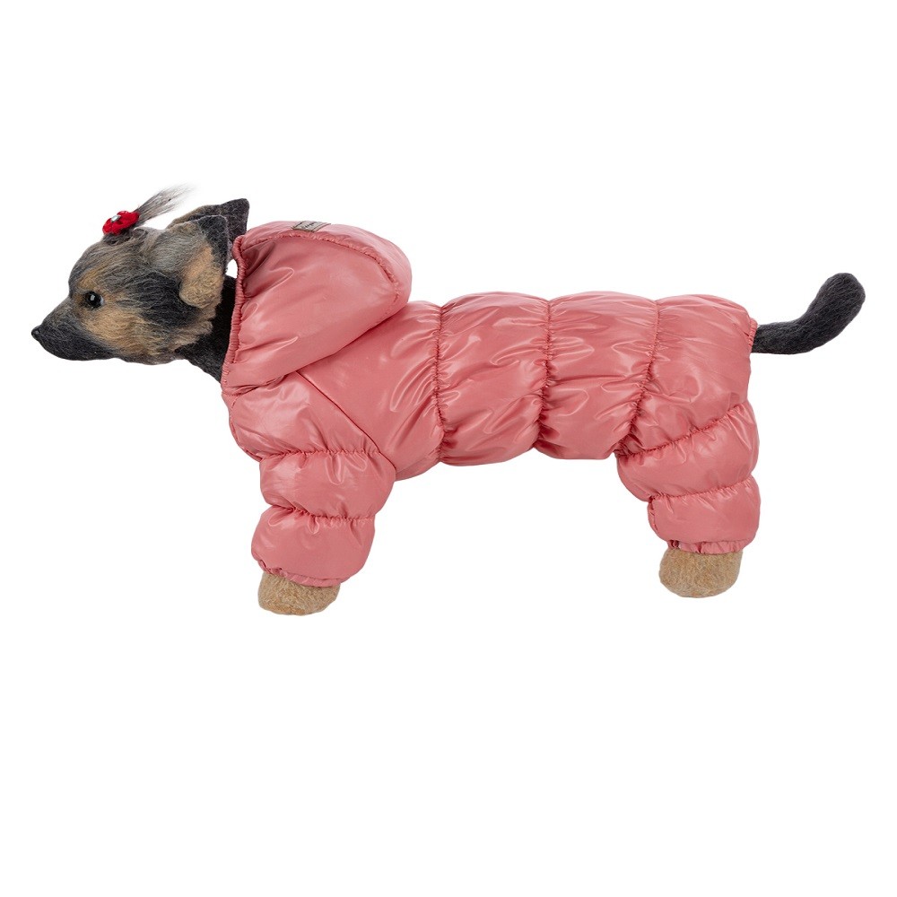 Пуховик для собак Dogmoda Тренд розовый девочка-4 Размер XL цена и фото