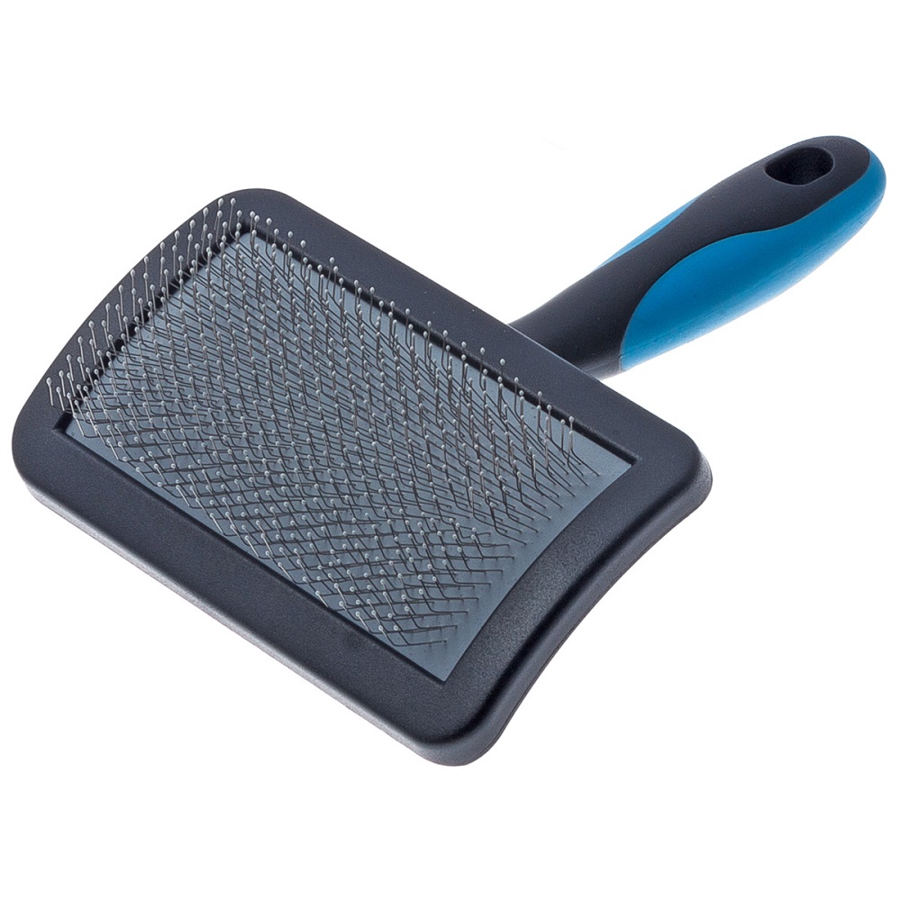 Пуходерка для собак DeLIGHT пластиковая с каплей средняя 983₽