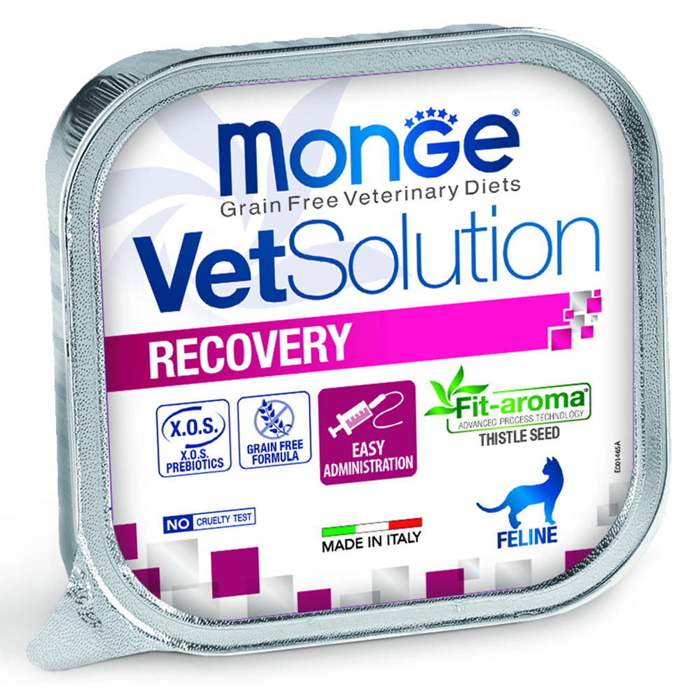 Корм для кошек Monge VetSolution Recovery в период выздоровления ламист 100г 179₽