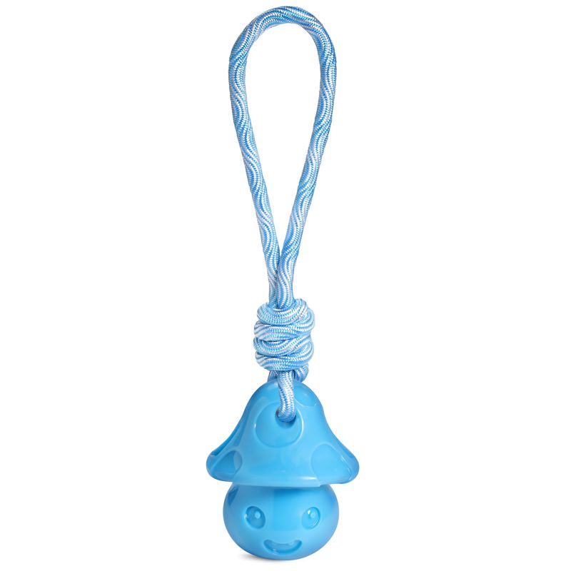 цена Игрушка для собак TRIOL Гриб с верёвкой из термопласт. резины 90/290мм