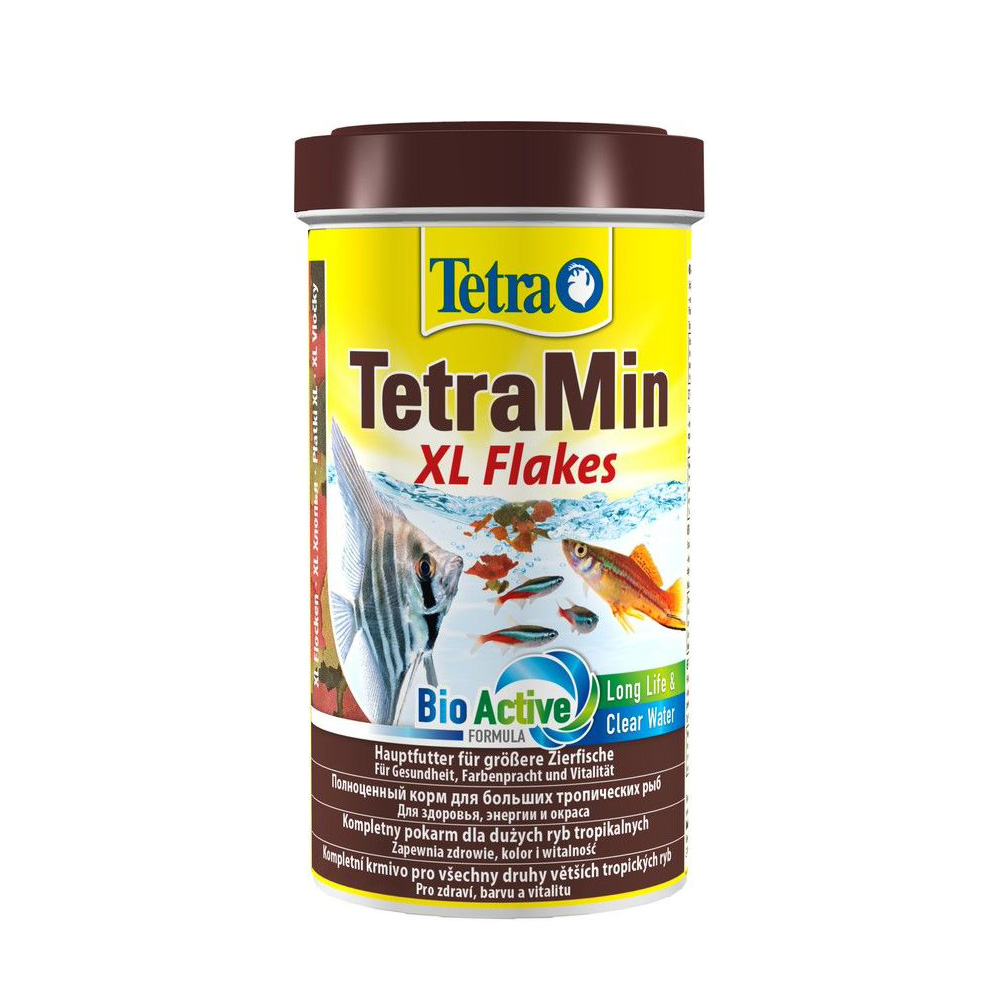 Корм для рыб TETRA Min XL для всех видов рыб, крупные хлопья 500мл корм для рыб tetra min xl для всех видов рыб крупные хлопья 1000мл