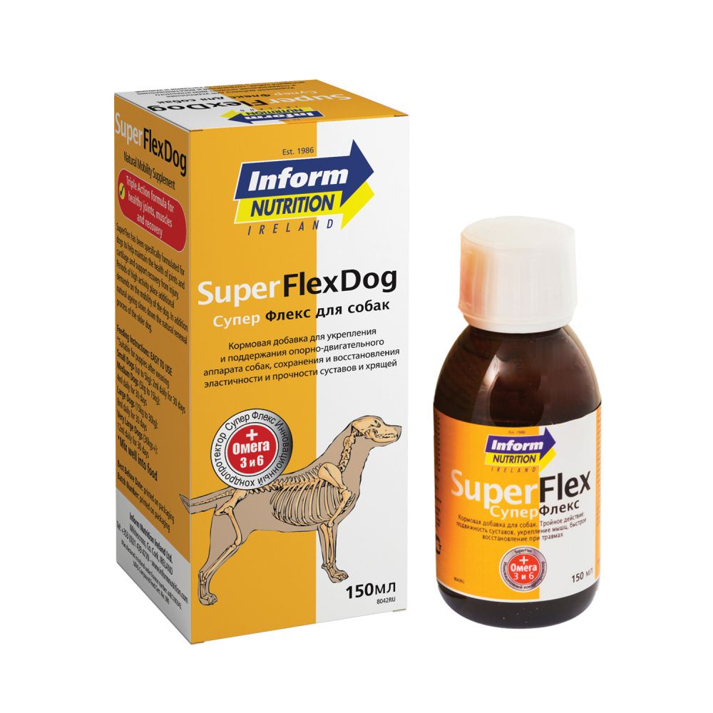 Кормовая добавка для собак Inform NUTRITION Супер флекс форте 200г