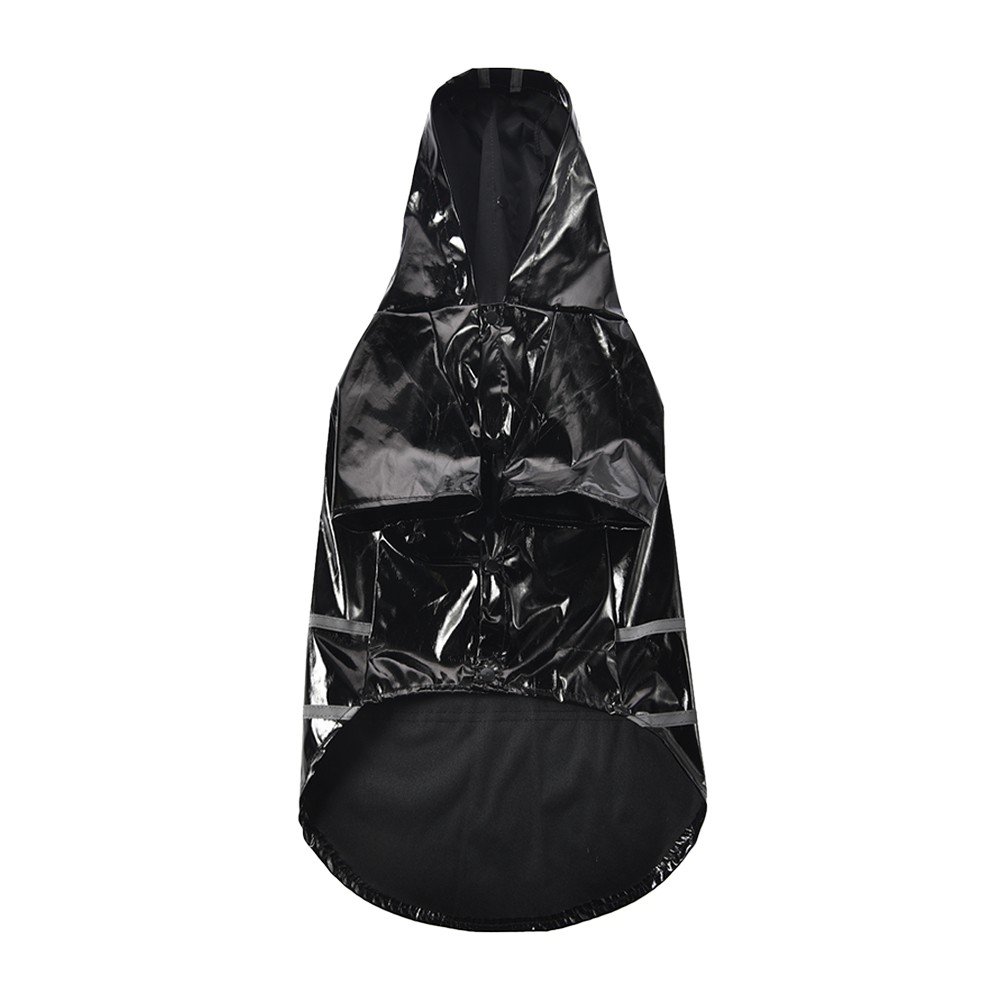 Дождевик для собак Foxie Rain M (длина спины 35см) черный с полосами besafe дождевик rain shield черный