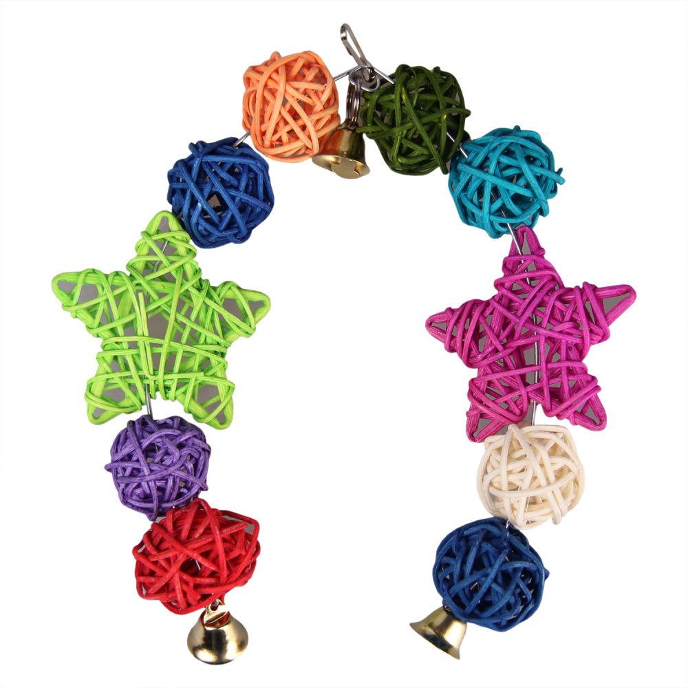 Игрушка для птиц ZIVER PetStandArt Подкова со звездами 15x2,8x17см