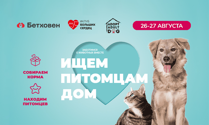 Благотворительная акция в «Бетховен» 25-27 августа