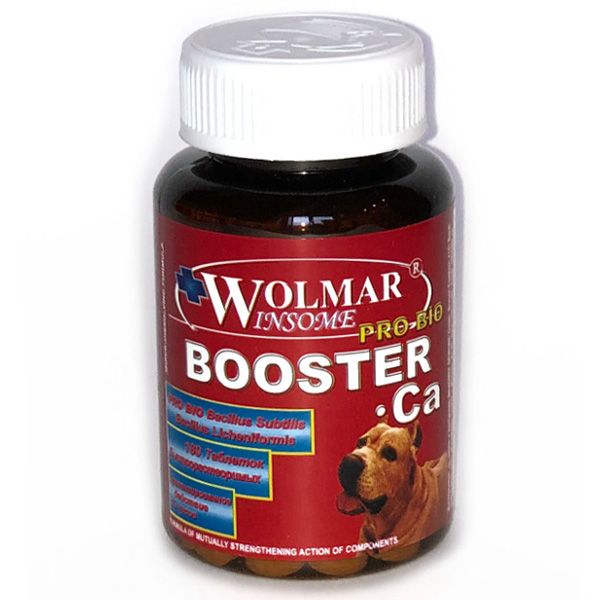 Витамины для щенков WOLMAR Bio Booster Ca средних и крупных пород 180таб