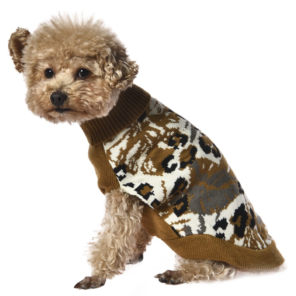 Свитер для собак Foxie Hunter M (длина спины 35см, обхват груди 42-46см) разноцветный свитер для собак foxie bones m длина спины 35см фиолетовый