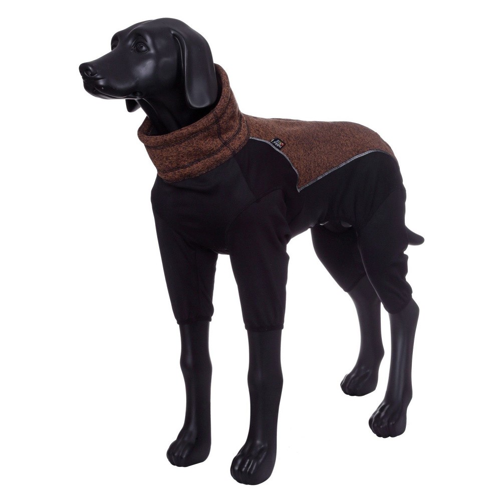 Комбинезон для собак RUKKA Subrima зимний 45см коричневый рубашка для собак гавайи 45см