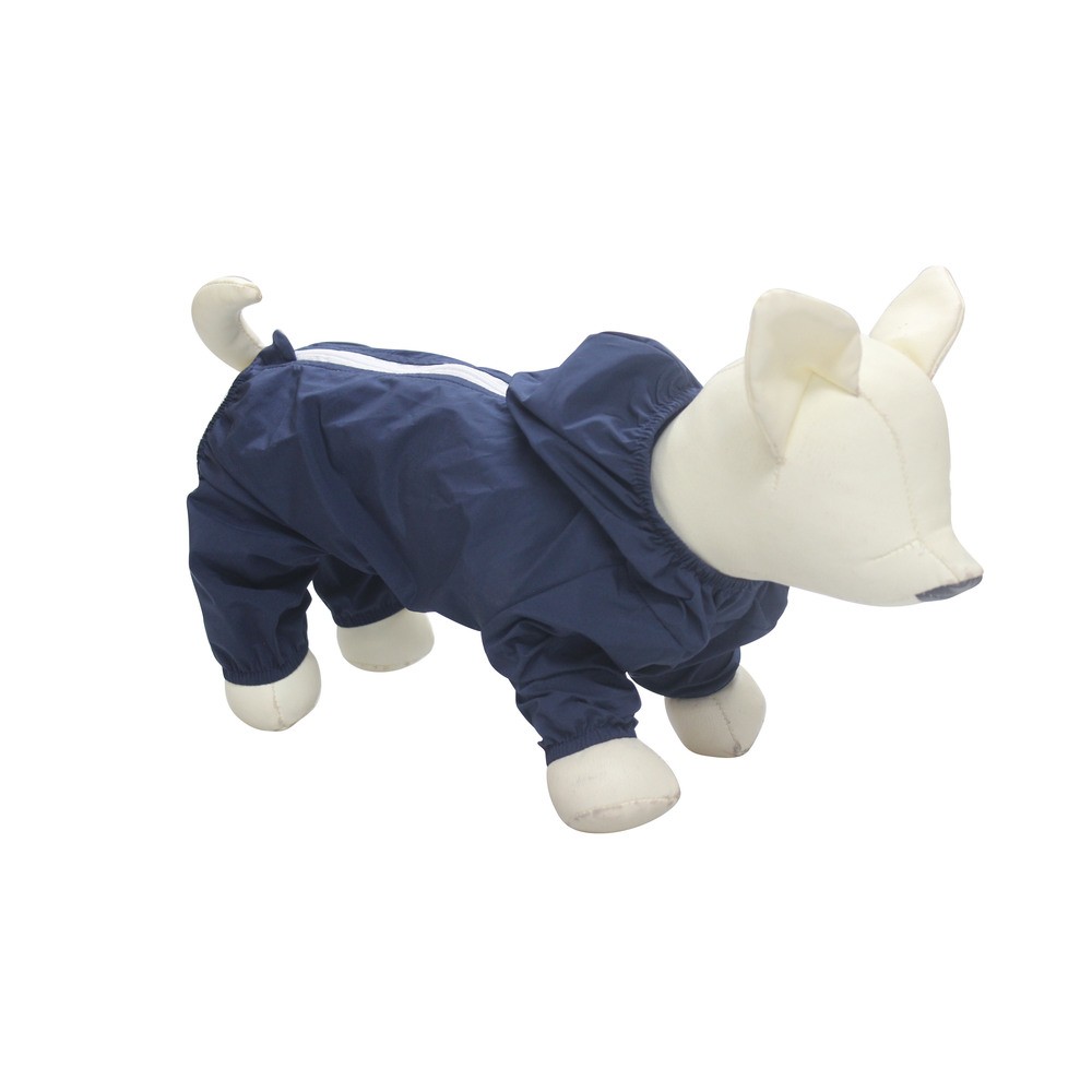 Дождевик для собак Foxie Sport XL (длина спины 45см, обхват груди 52см) синий комбинезон тузик мопс кобель холодный дождевик длина спины 30 обхват груди 60 темно синий