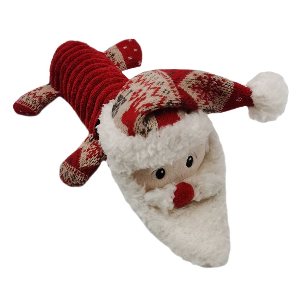 Игрушка для собак CHOMPER Lodge Санта-Клаус с пищалкой плюш 25 см