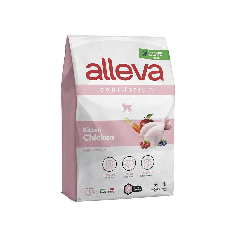Корм для котят Alleva Equilibrium курица сух. 1,5кг