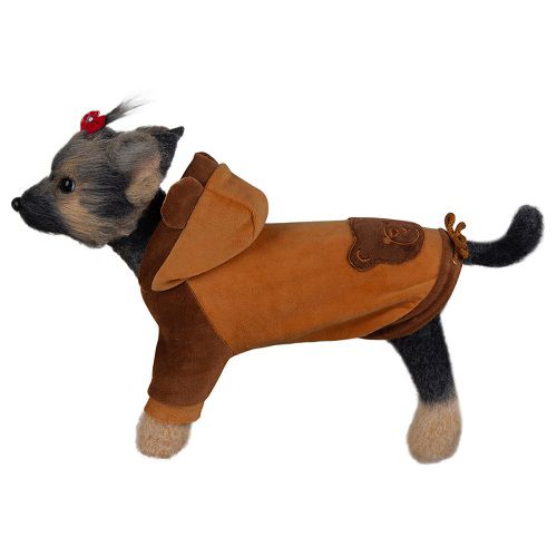 Куртка для собак Dogmoda велюр Мишка 28см