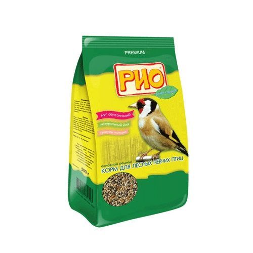 Корм для птиц RIO для лесных певчих птиц 500г rio гигиенический песок для птиц 2 кг