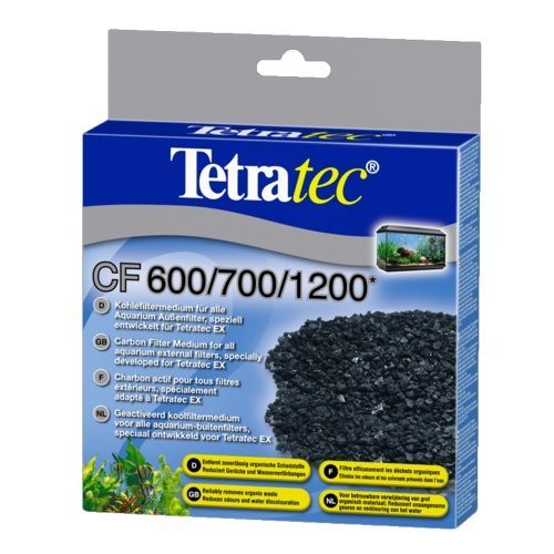 Фильтрующий материал TETRA для фильтров TETRA ТЕК ЕХ 600/700/1200 100г уголь к tetra био губки 2шт среднепористые по 4см наполнитель для внешнего фильтра tetra x600 700 ex800plus