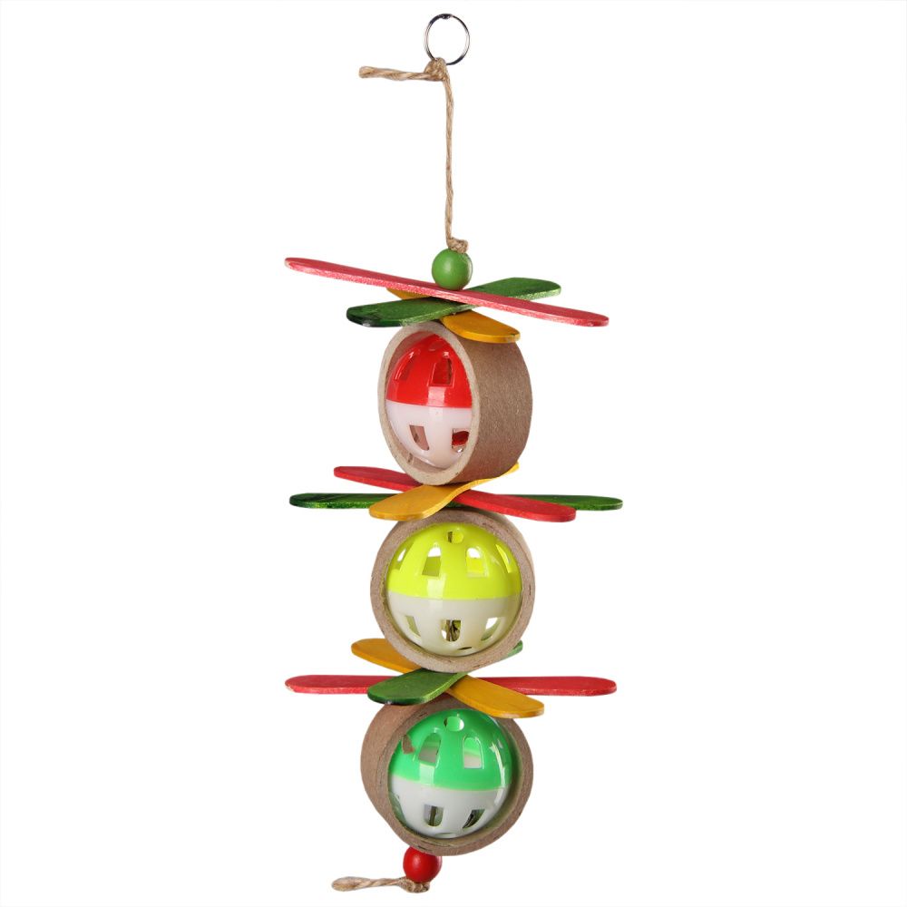 Игрушка для птиц ZIVER PetStandArt Светофор 9,5x4,5x18см