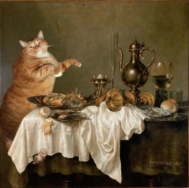 Картины с котом
