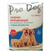 ПЕЛЕНКИ ДЛЯ КОШЕК И СОБАК PRO DOG С ГЕЛЕВЫМ АБСОРБЕНТОМ 40Х60СМ 50ШТ