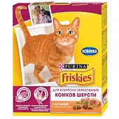 Корм для кошек FRISKIES для выведения шерсти курица, овощи