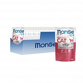 Корм для кошек MONGE Cat Grill Pouch для стерилизованных кошек итальянская телятина пауч